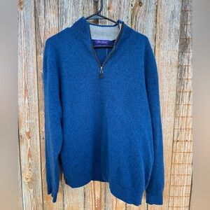 Alan Flusser Quarter Zip Men’s Pullover